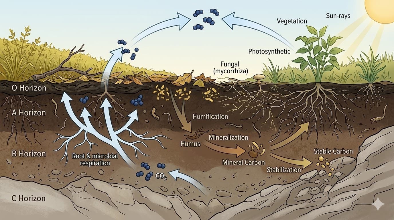 土壤有机碳形成与转化